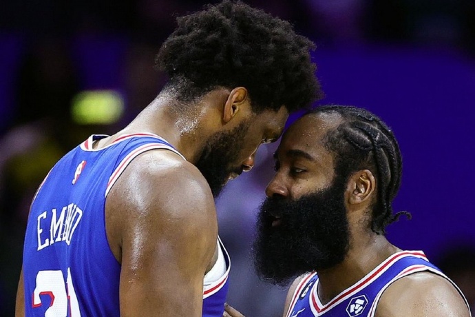 恩比德與哈登:分開后的隔空對話 恩比德與哈登:分開后的隔空對話